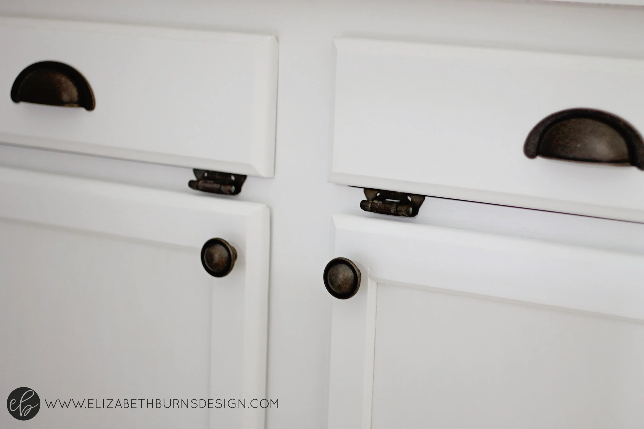 White 2024 cupboard hinges